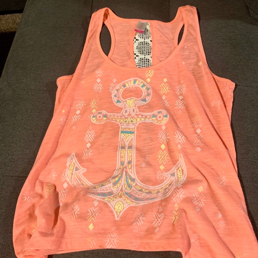 😍😍PEACH WOMENS ANCHOR TANK TOP